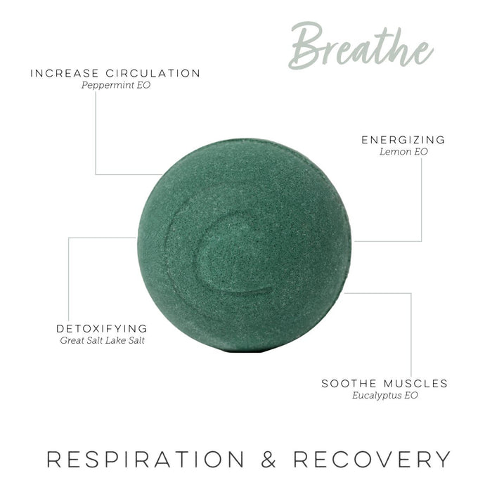 Breathe Therapy Bath Bomb (Cooling Botanical)