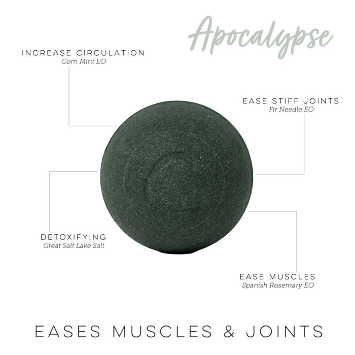 Apocalypse Therapy Bomb (Muscle Recovery Bath Bomb)