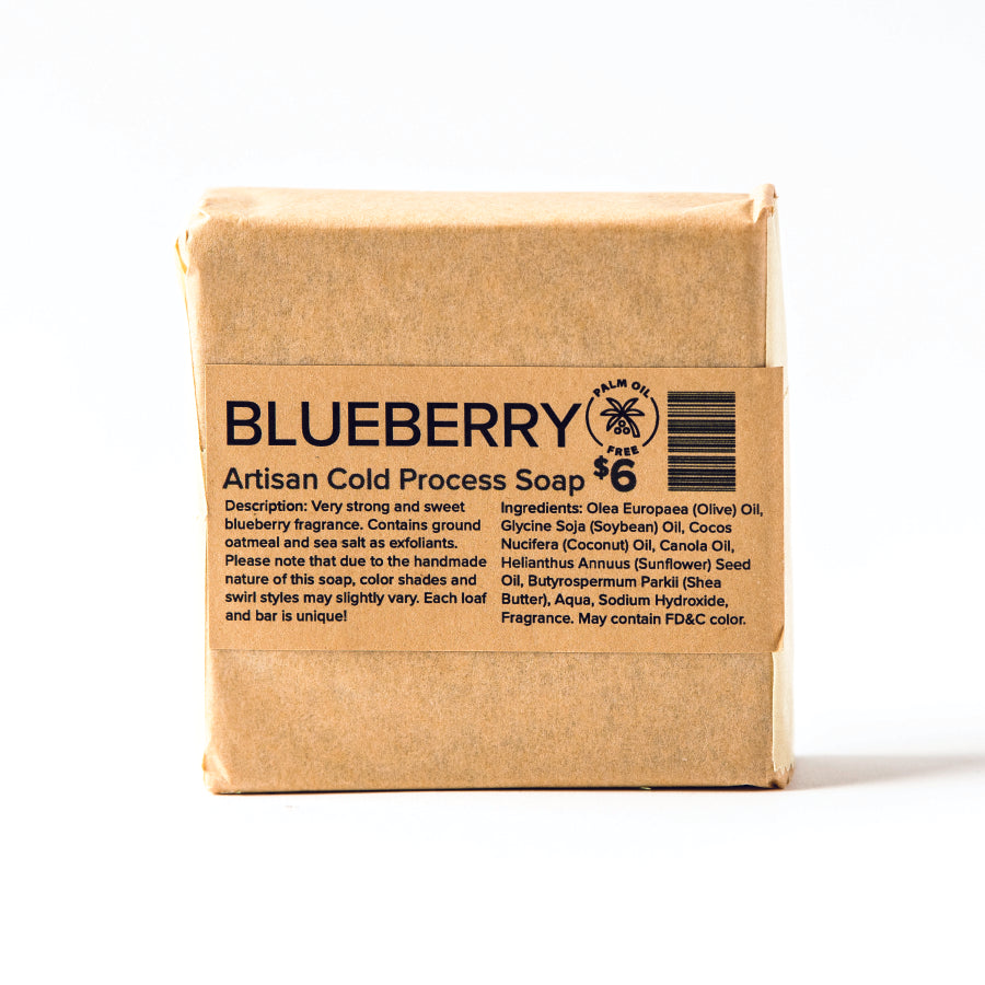 Blueberry - Cold Process Palm Free Soap