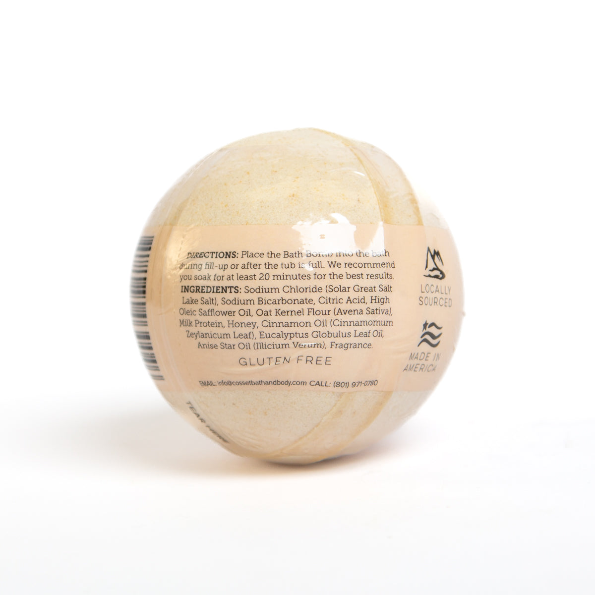 Cleopatra Therapy Bath Bomb (Soothing Oatmeal, Milk & Honey)