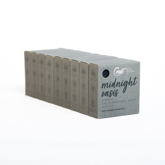 Midnight Oasis - Cold Process Palm Free Soap Box Set