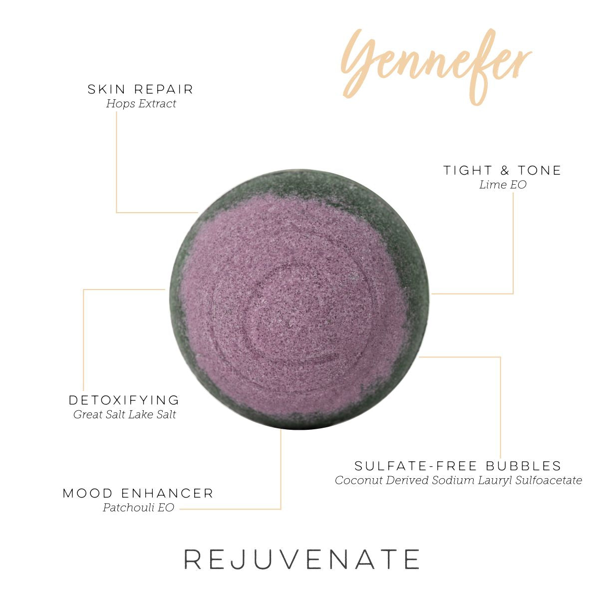 Yennefer Therapy Bath Bomb (Bubble Bath)